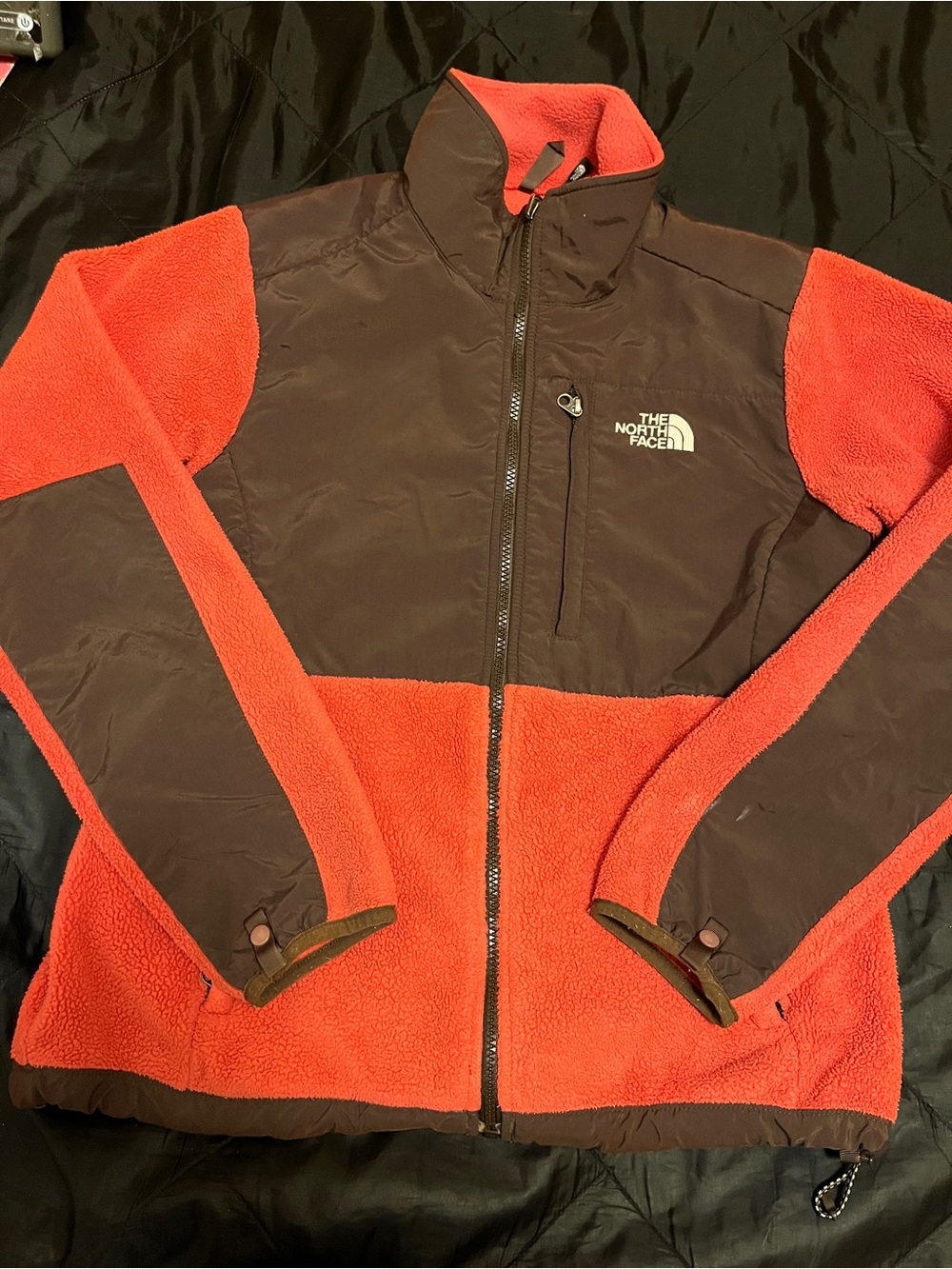 The North Face women’s Brown & pink Fleece Jacket medium